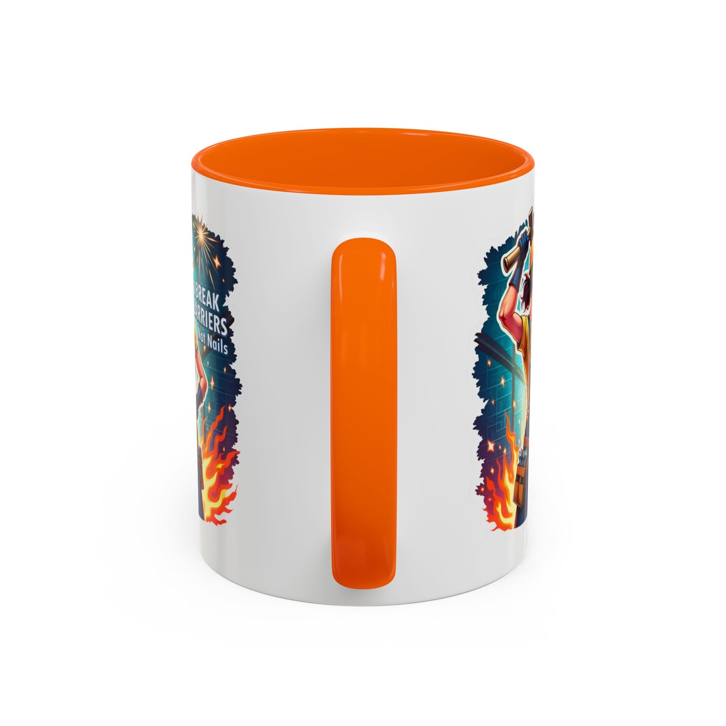 I Break Barriers Not Nails Mug