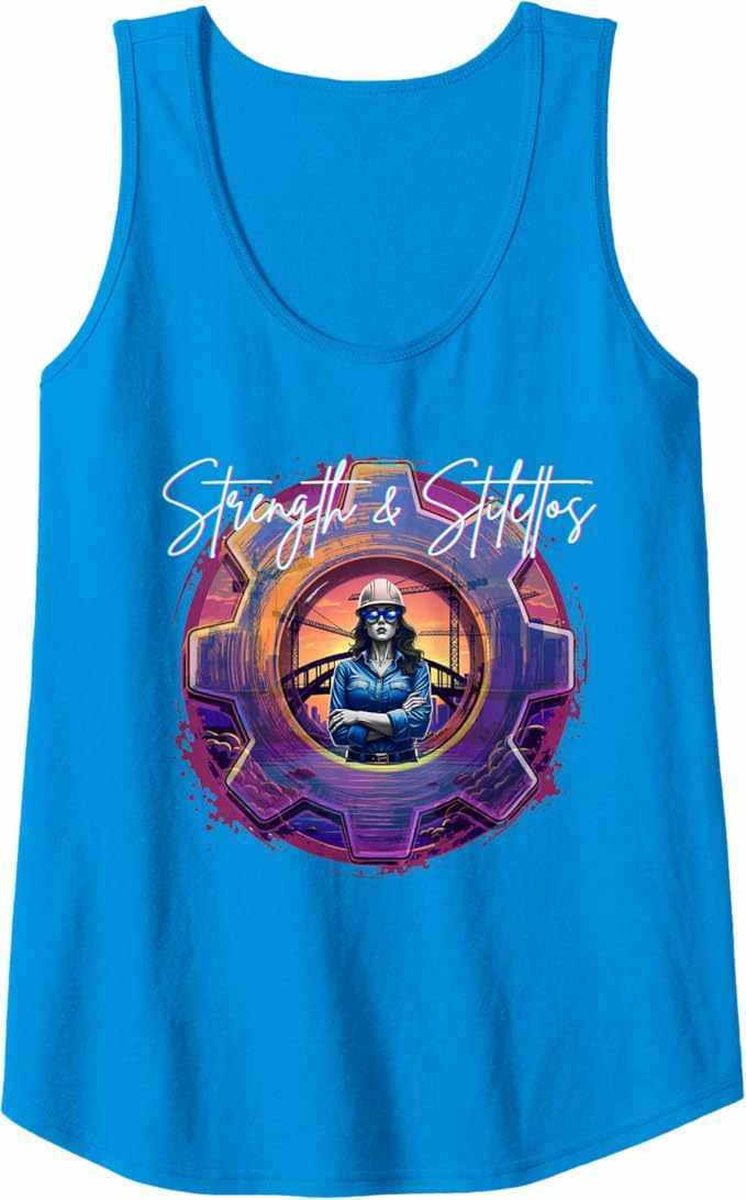 Tank Top (Amazon Spain) - Fuerza y tacones de aguja Camiseta sin Mangas