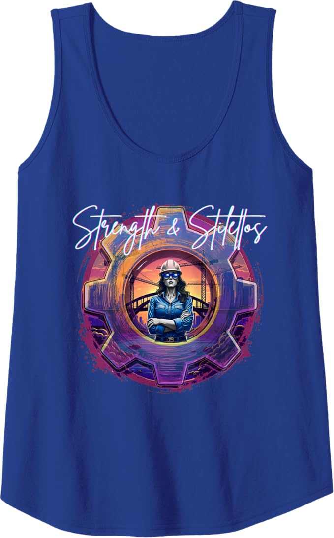 Tank Top (Amazon Spain) - Fuerza y tacones de aguja Camiseta sin Mangas