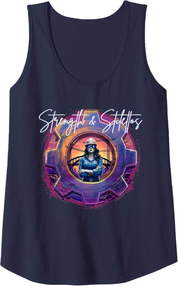Tank Top (Amazon Spain) - Fuerza y tacones de aguja Camiseta sin Mangas