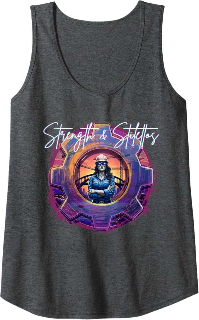 Tank Top (Amazon Spain) - Fuerza y tacones de aguja Camiseta sin Mangas