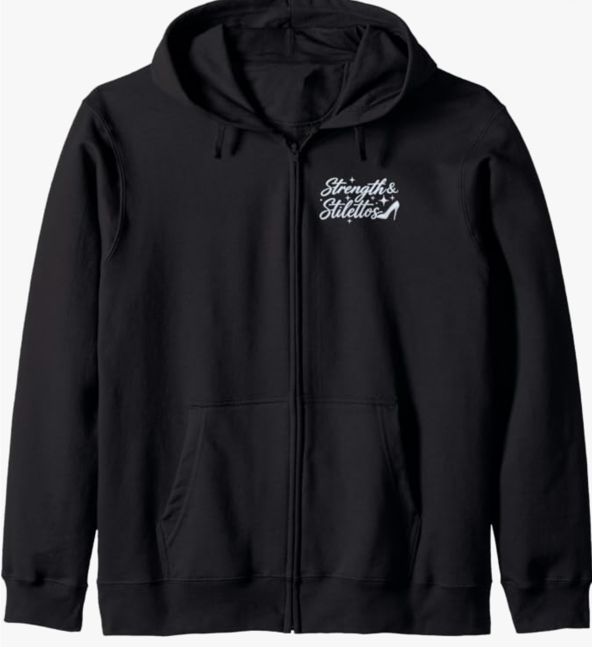Blueprints and Boots Built for Both Zip Hoodie