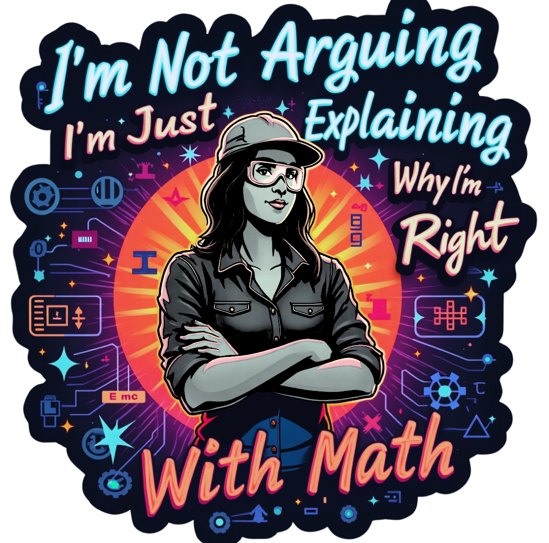Math Strength I'm Not Arguing I'm Just Explaining Why I'm Right With Math β Strength ...