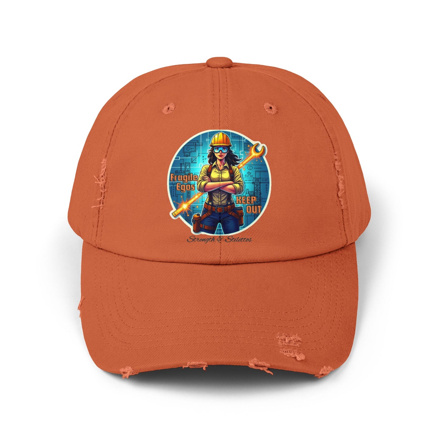 Female Mechanic Wrench Graphic Cap