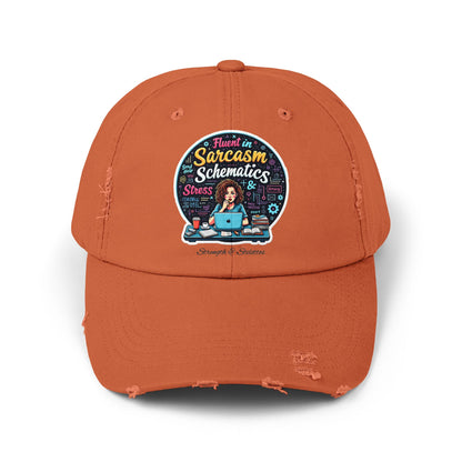 Fluent in Sarcasm Schematics and Stress Cap