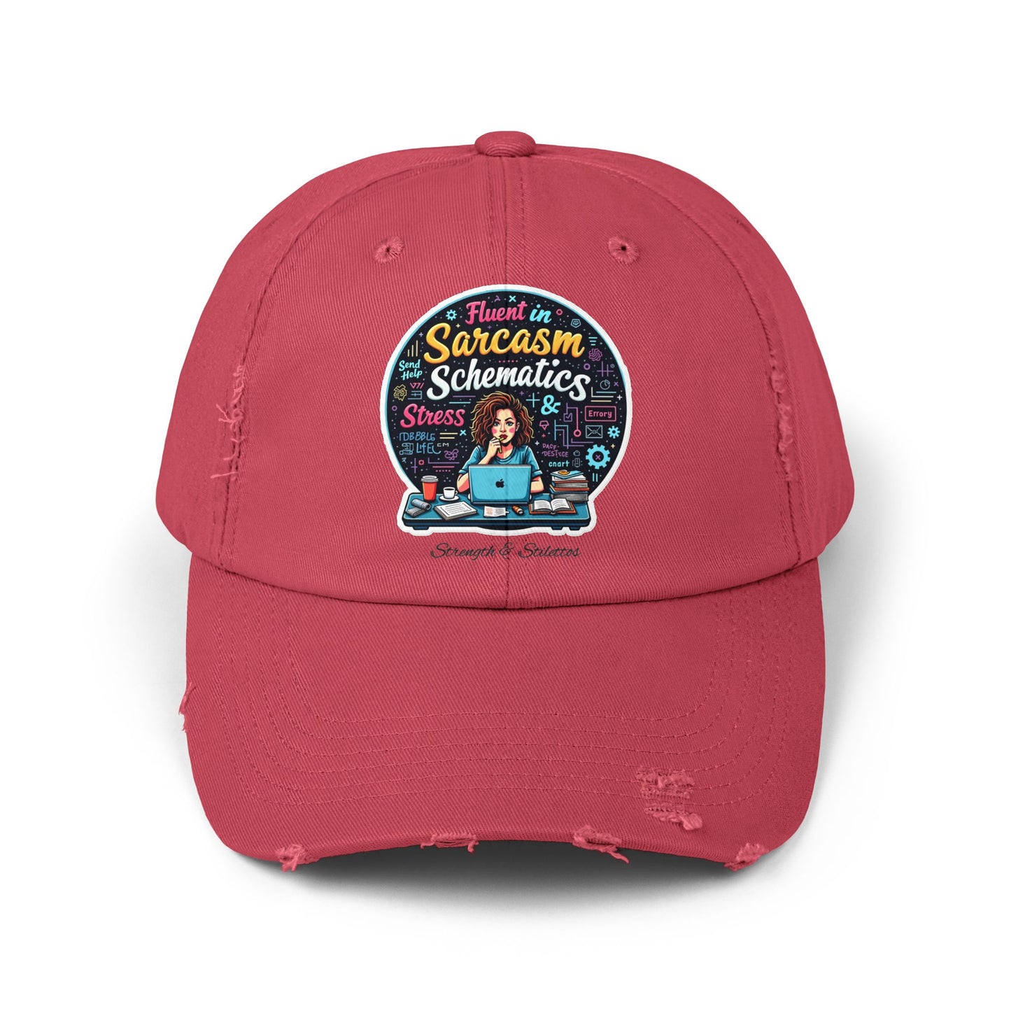 Fluent in Sarcasm Schematics and Stress Cap