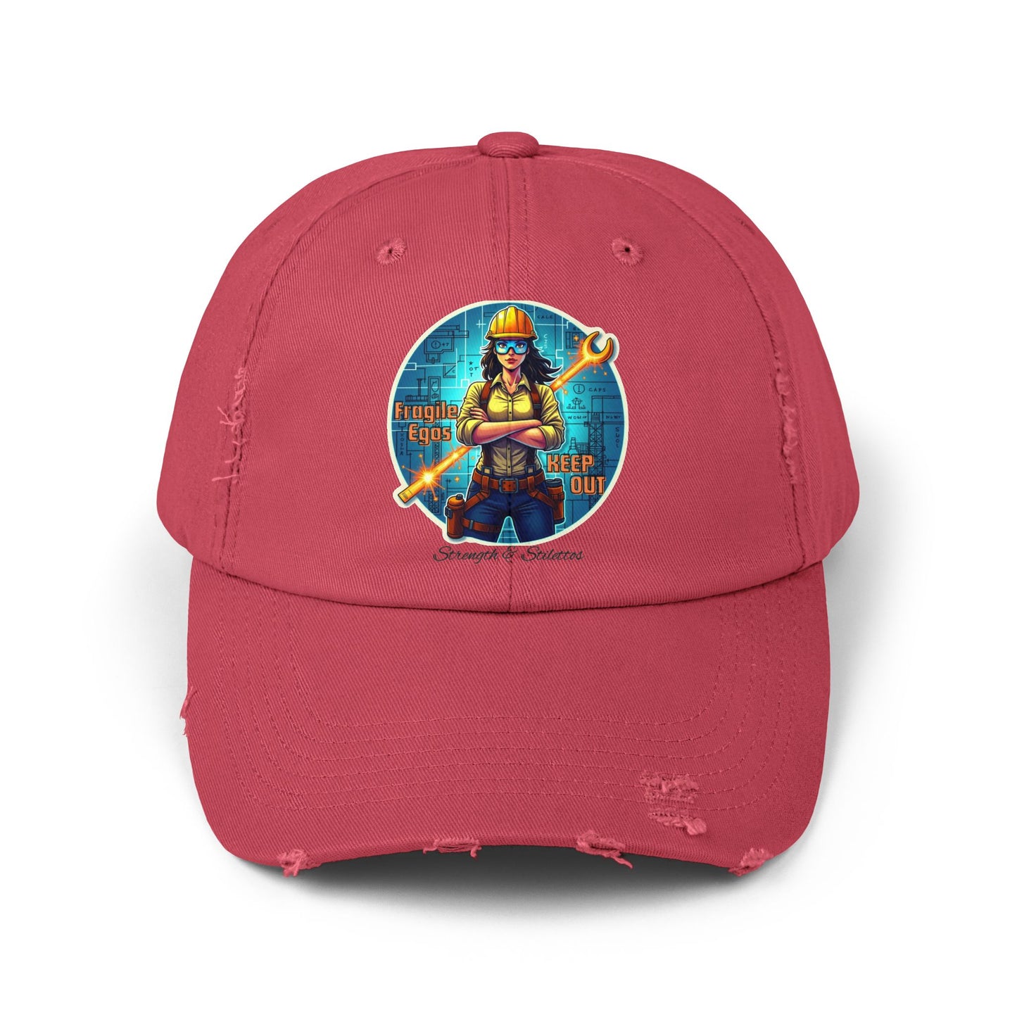 Female Mechanic Wrench Graphic Cap
