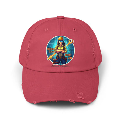 Female Mechanic Wrench Graphic Cap