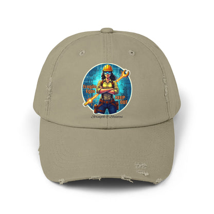 Female Mechanic Wrench Graphic Cap
