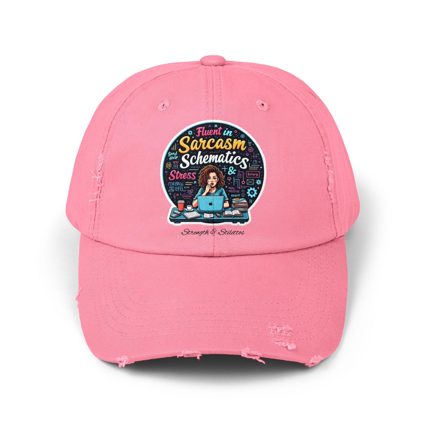 Fluent in Sarcasm Schematics and Stress Cap