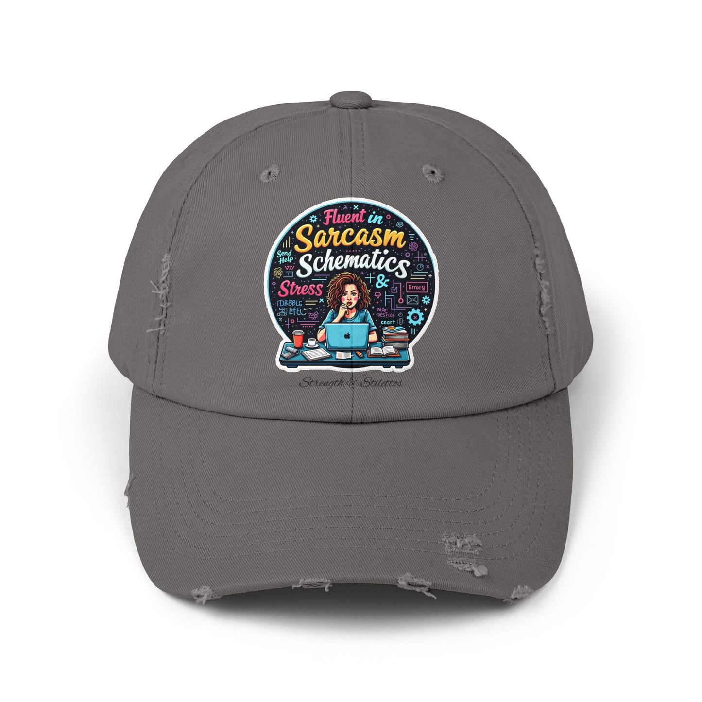 Fluent in Sarcasm Schematics and Stress Cap