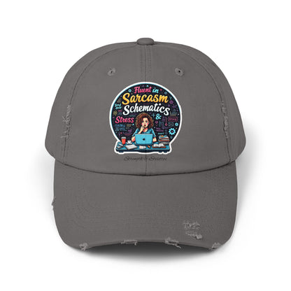 Fluent in Sarcasm Schematics and Stress Cap