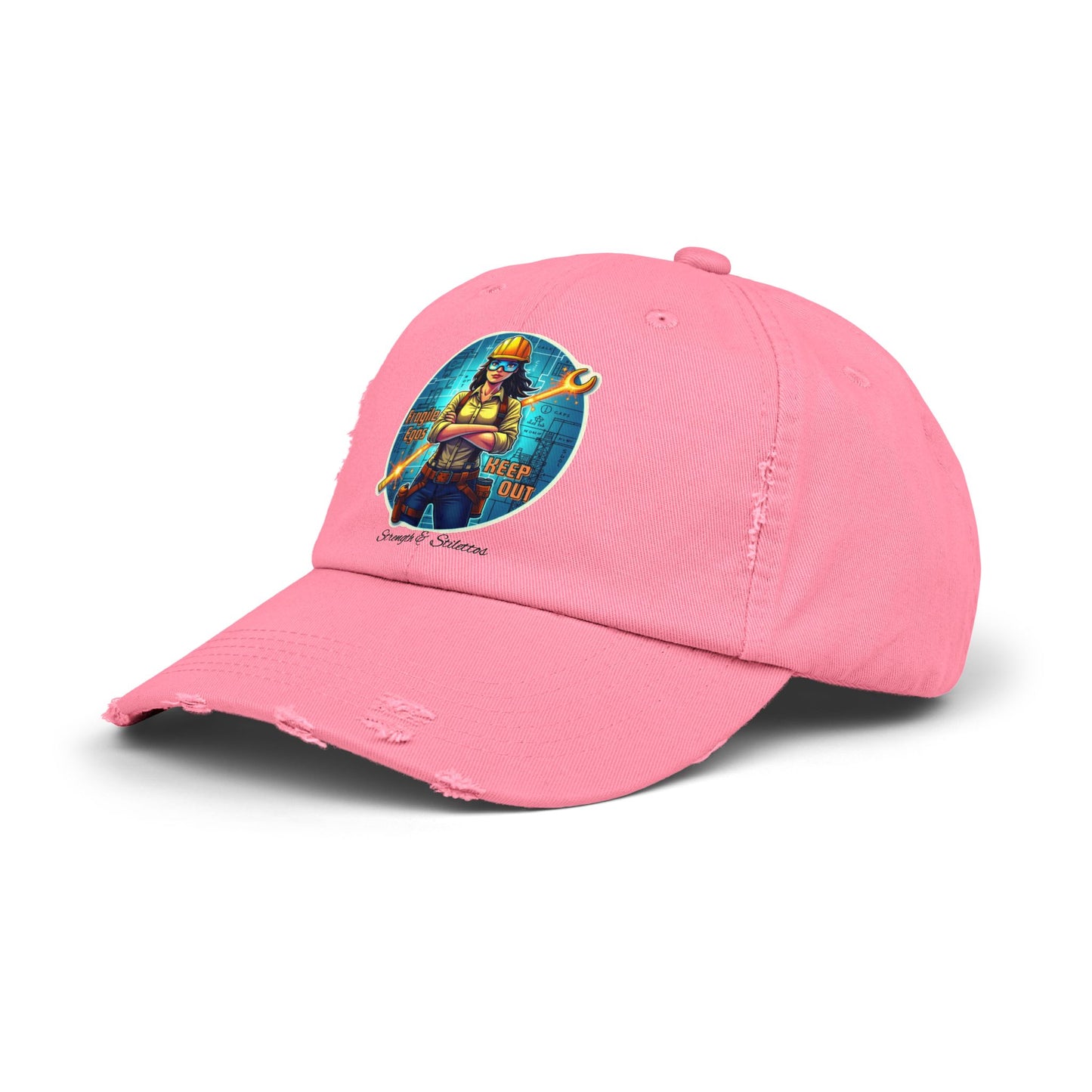 Female Mechanic Wrench Graphic Cap
