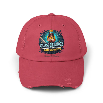 Glass Ceiling? I Prefer to Calculate Load Capacity Cap | Structural Engineer Hat