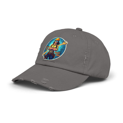 Female Mechanic Wrench Graphic Cap