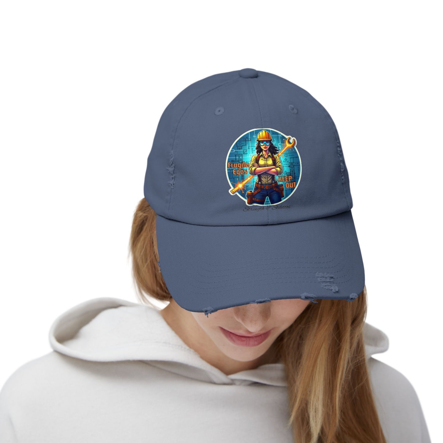 Female Mechanic Wrench Graphic Cap