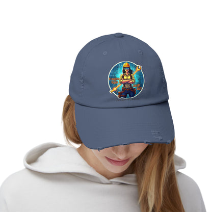 Female Mechanic Wrench Graphic Cap