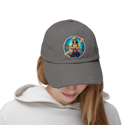 Female Mechanic Wrench Graphic Cap