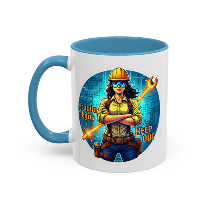 Fragile Egos Keep Out Mug