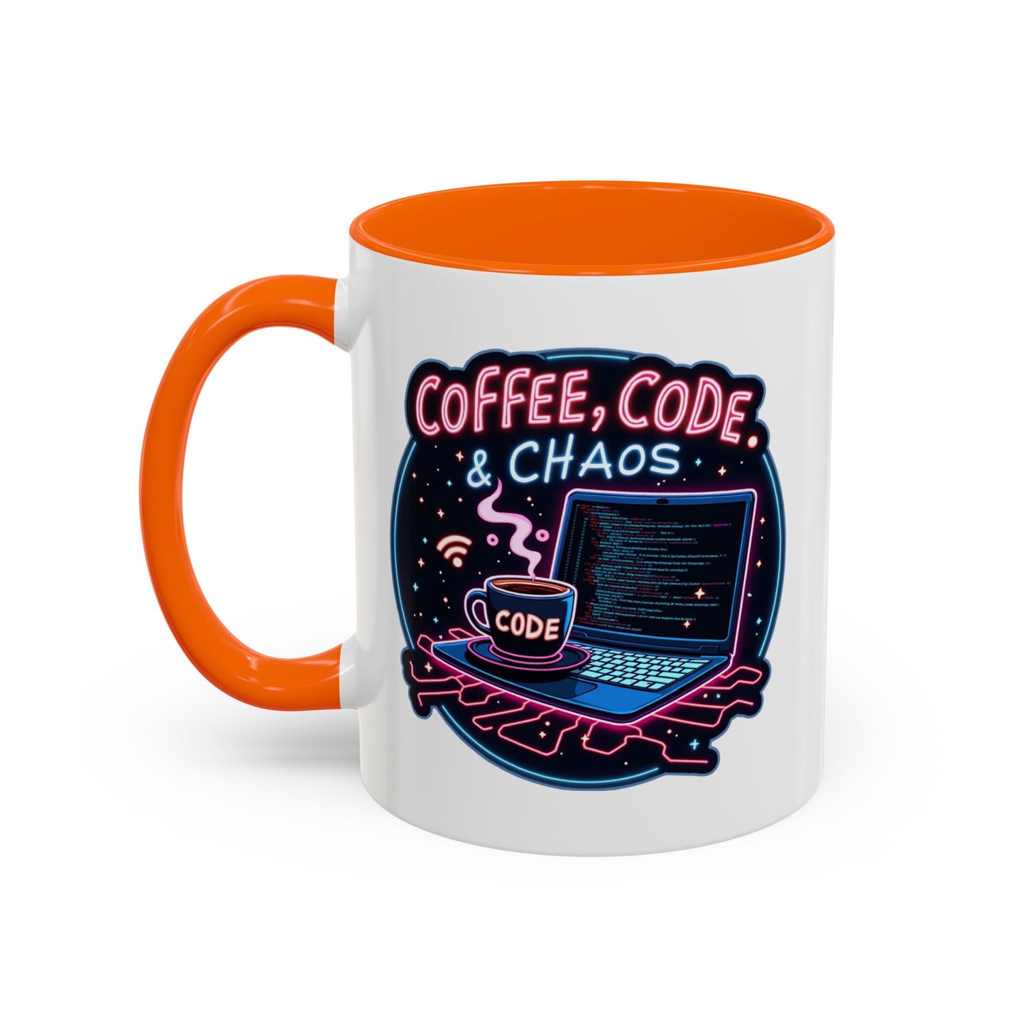 Coffee Code and Chaos Mug