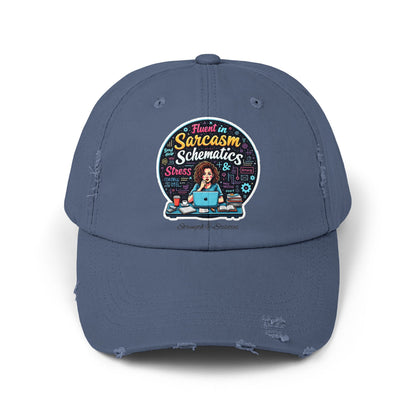 Fluent in Sarcasm Schematics and Stress Cap