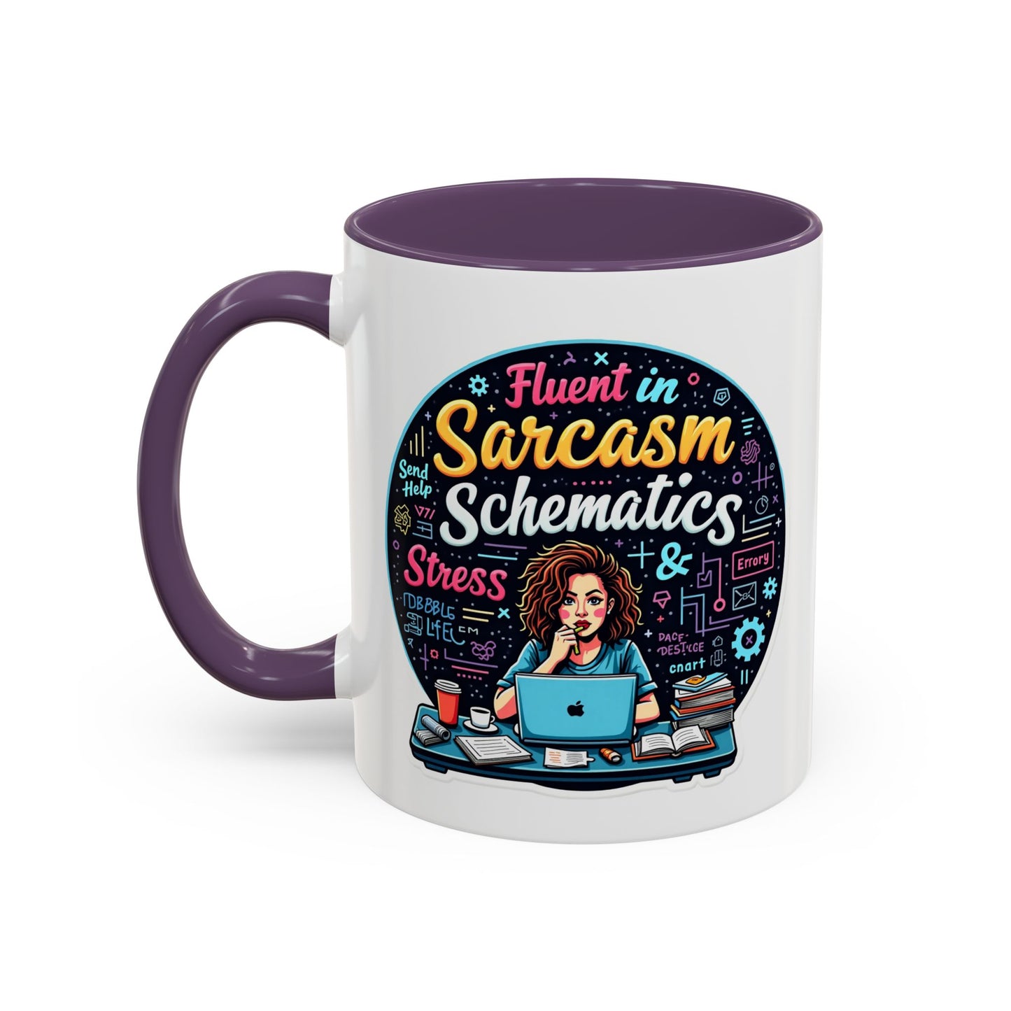 Fluent in Sarcasm & Schematics Mug