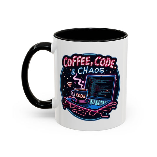 Coffee Code and Chaos Mug