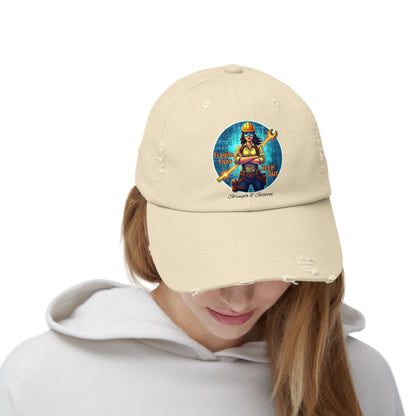 Female Mechanic Wrench Graphic Cap