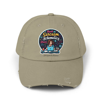 Fluent in Sarcasm Schematics and Stress Cap