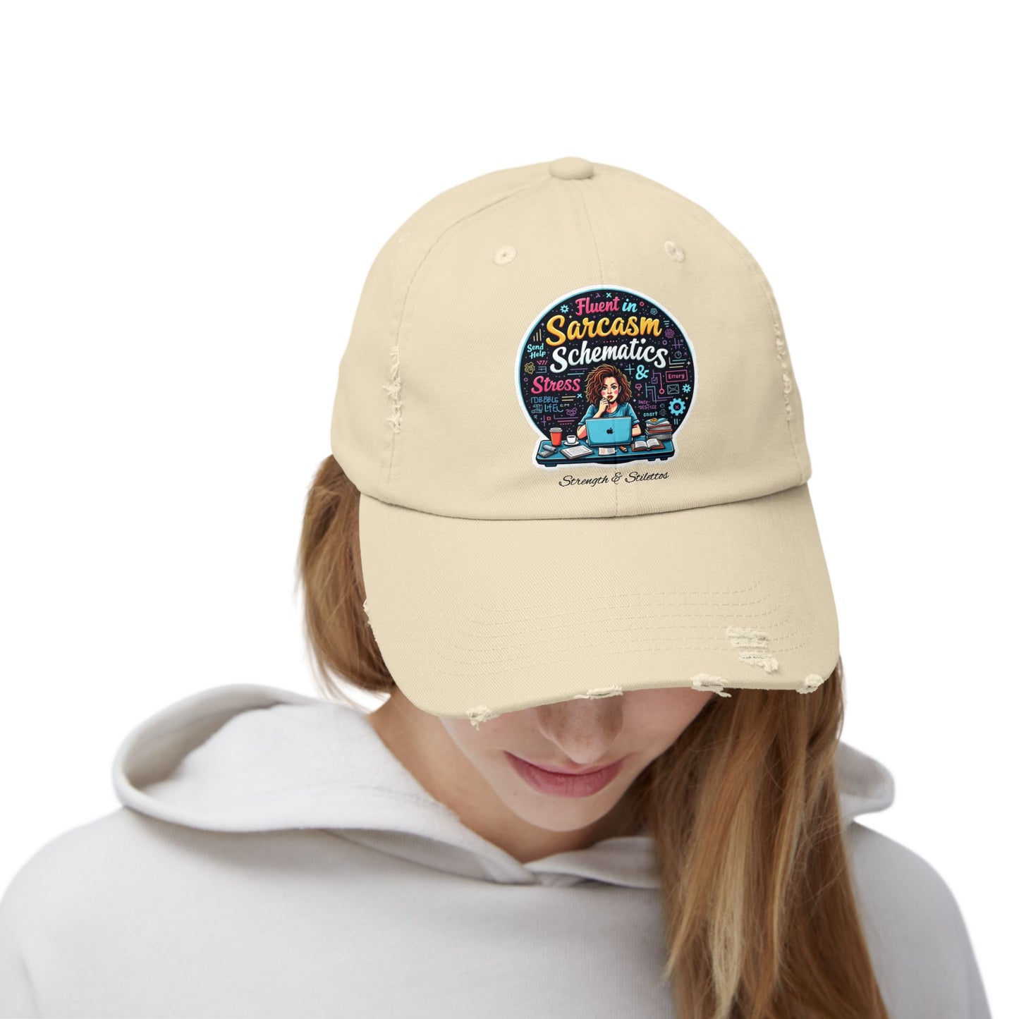 Fluent in Sarcasm Schematics and Stress Cap