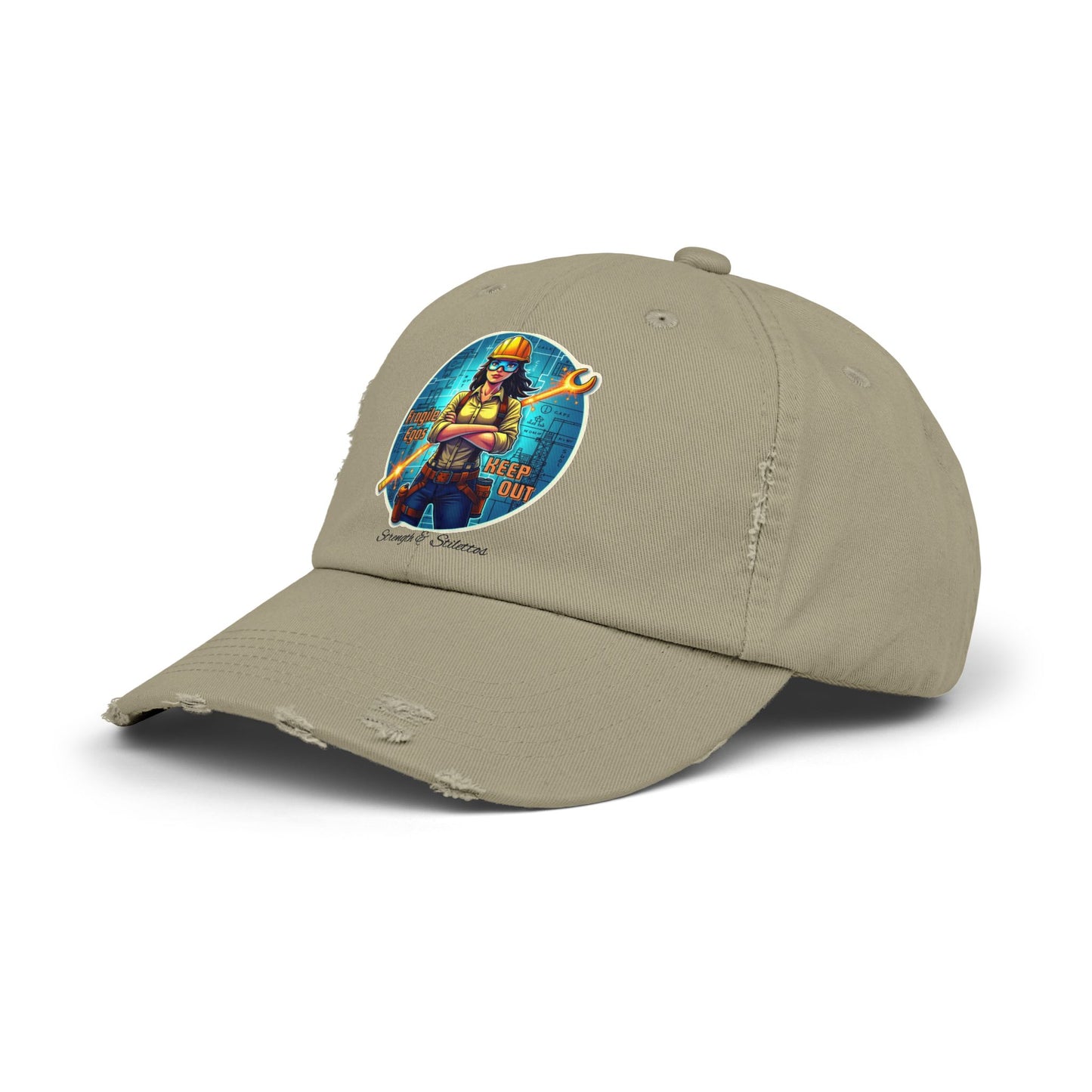 Female Mechanic Wrench Graphic Cap