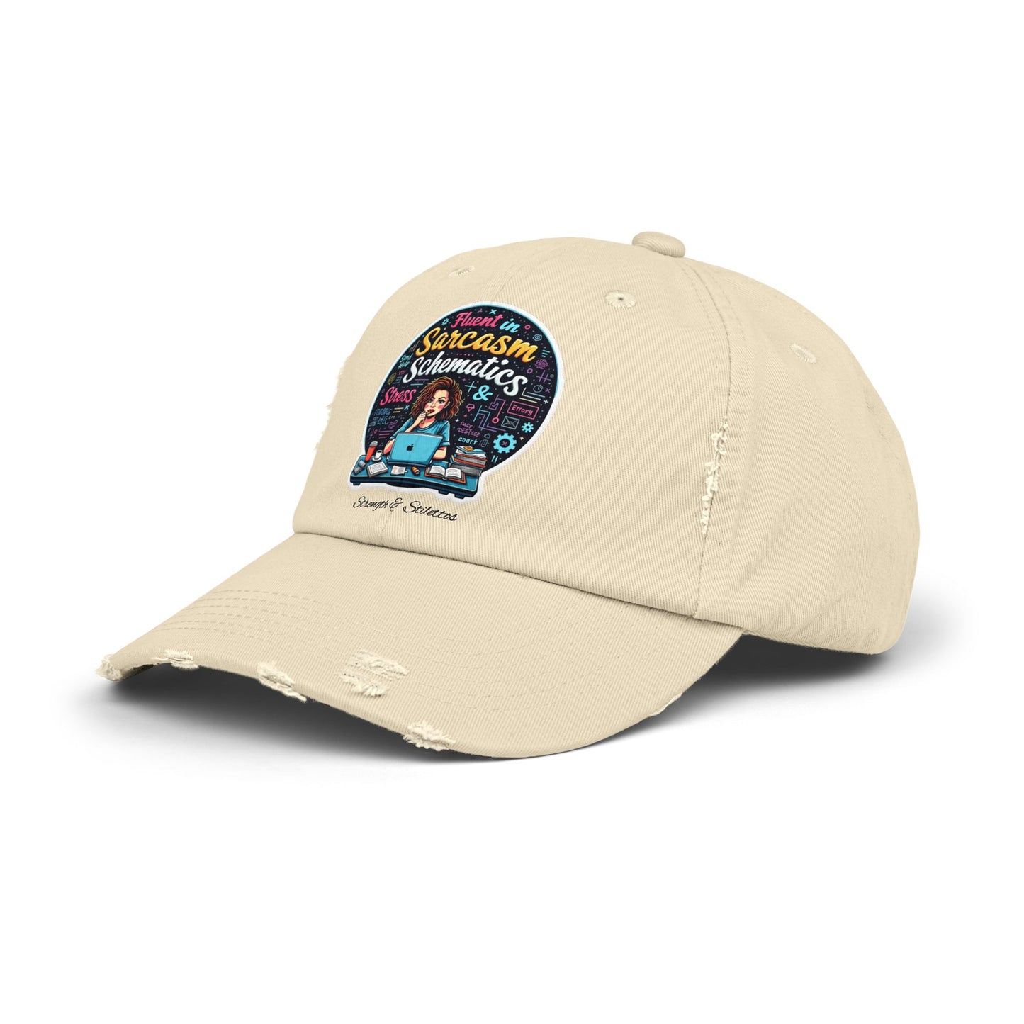 Fluent in Sarcasm Schematics and Stress Cap