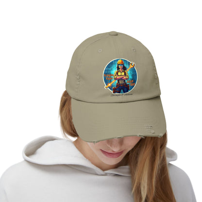 Female Mechanic Wrench Graphic Cap