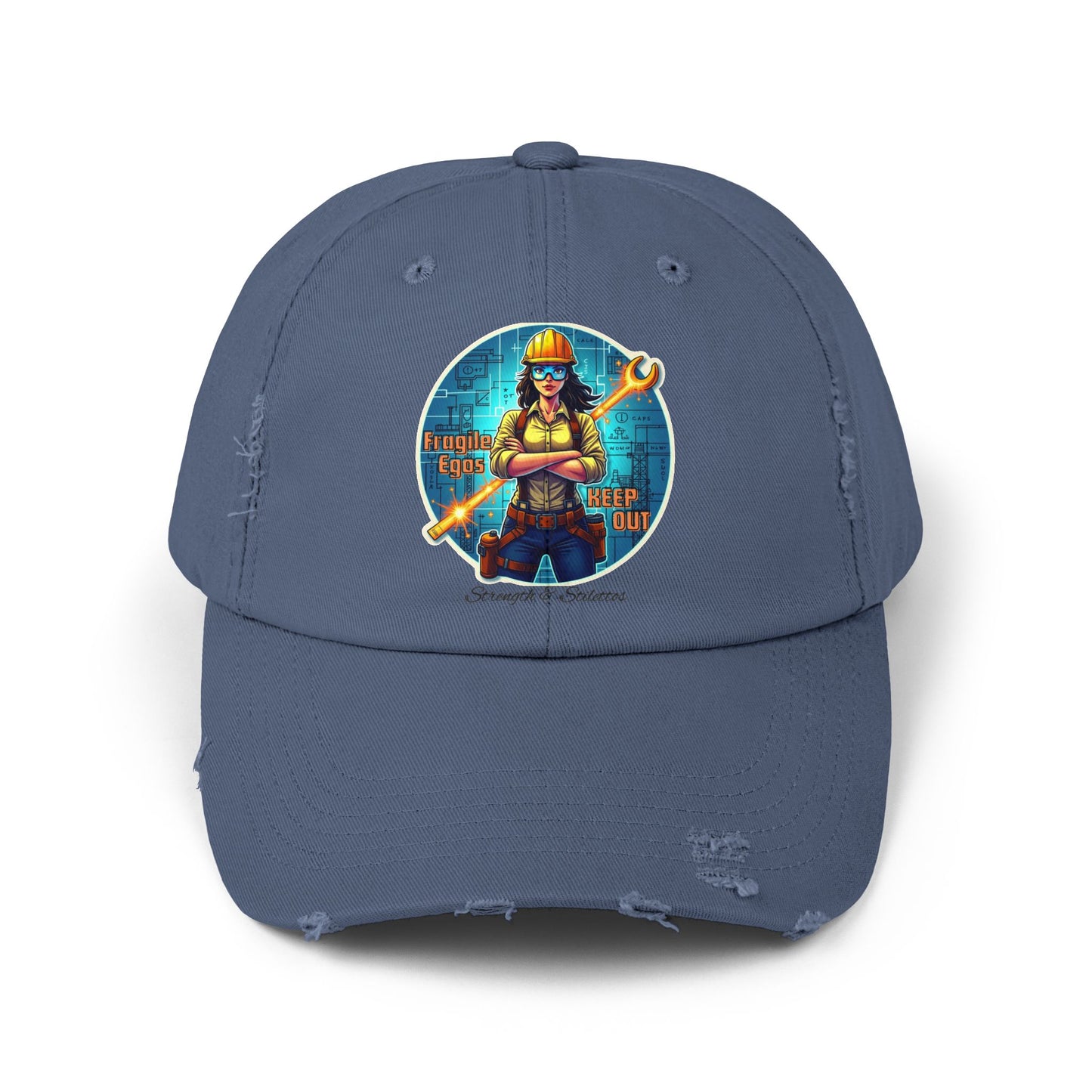 Female Mechanic Wrench Graphic Cap