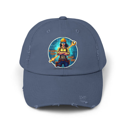 Female Mechanic Wrench Graphic Cap