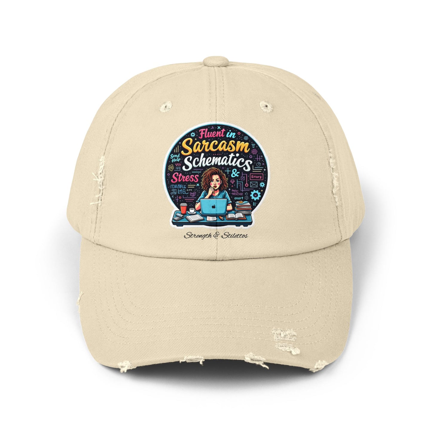 Fluent in Sarcasm Schematics and Stress Cap