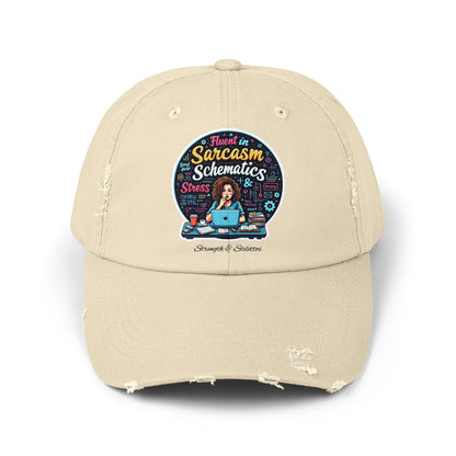 Fluent in Sarcasm Schematics and Stress Cap