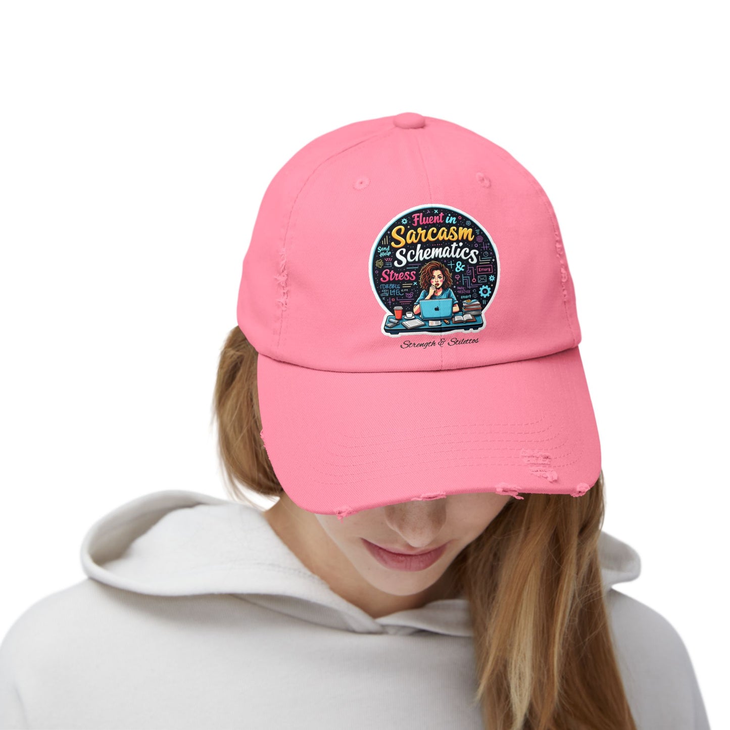 Fluent in Sarcasm Schematics and Stress Cap