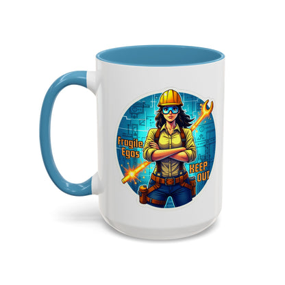 Fragile Egos Keep Out Mug