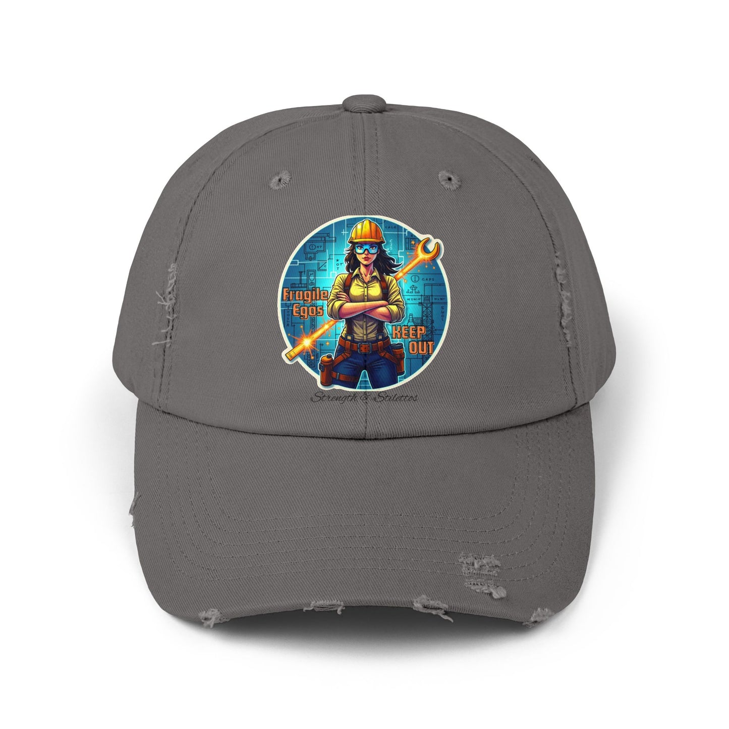 Female Mechanic Wrench Graphic Cap