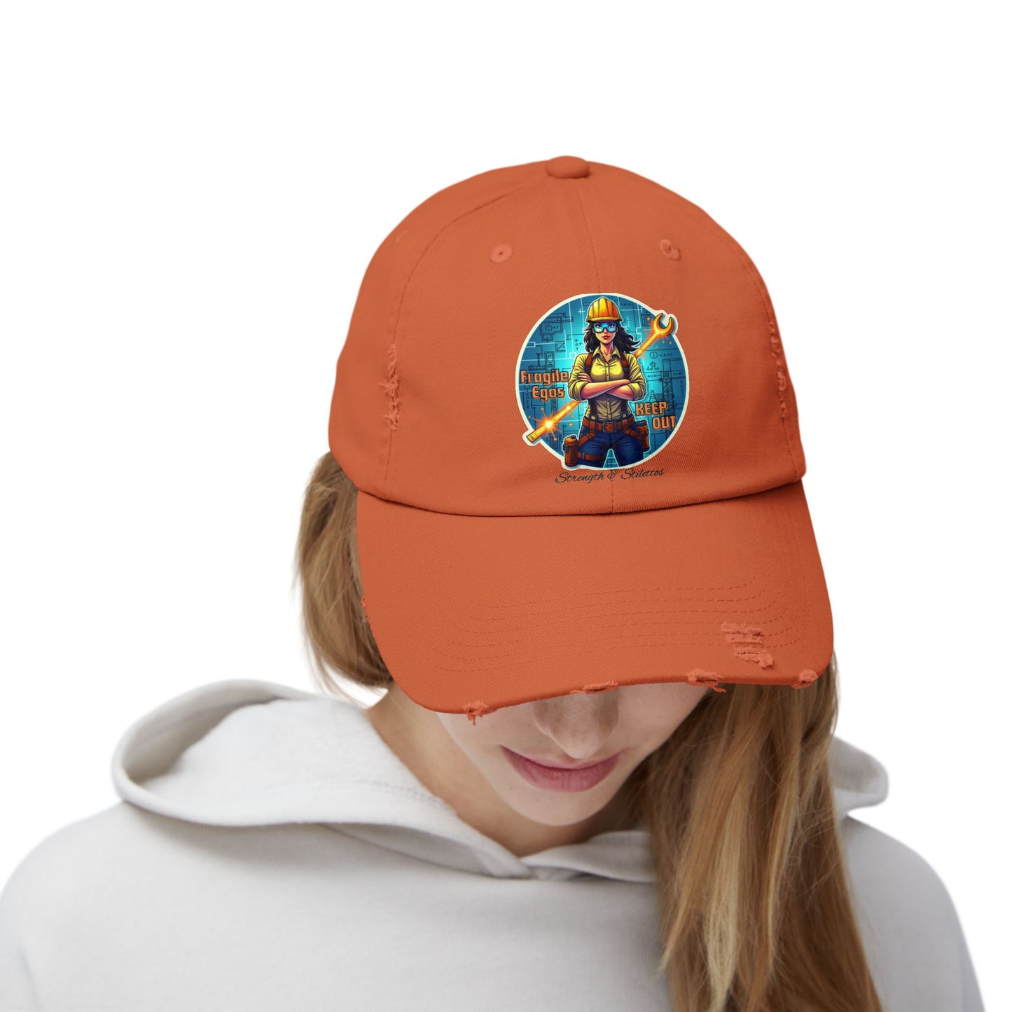 Female Mechanic Wrench Graphic Cap