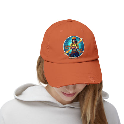 Female Mechanic Wrench Graphic Cap