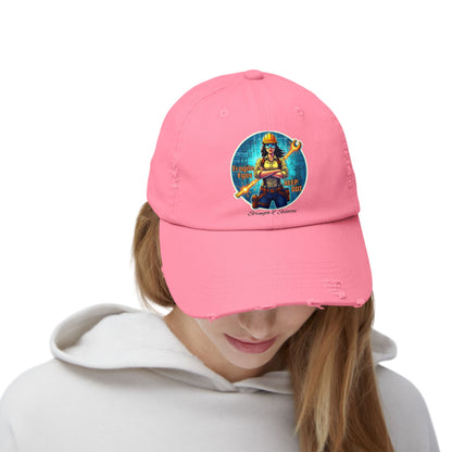 Female Mechanic Wrench Graphic Cap