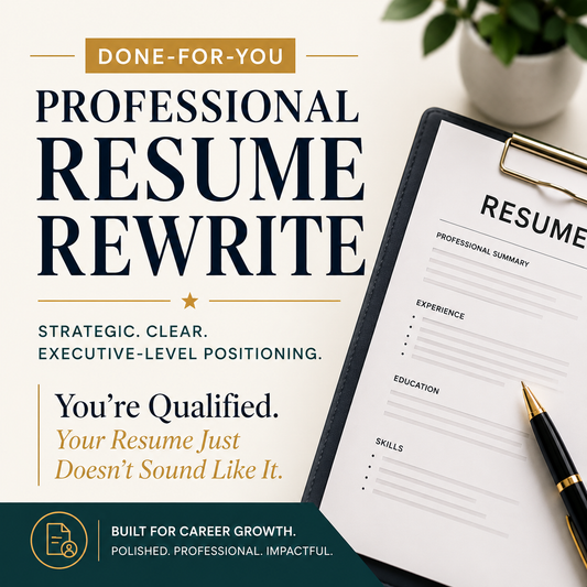 Done-For-You Professional Resume Rewrite