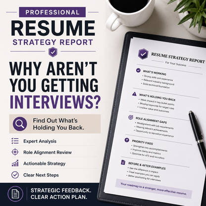 Professional Resume Review & Strategy Report