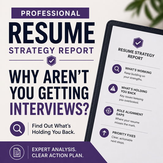 Professional Resume Review & Strategy Report