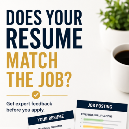Resume Review for Specific Job Posting