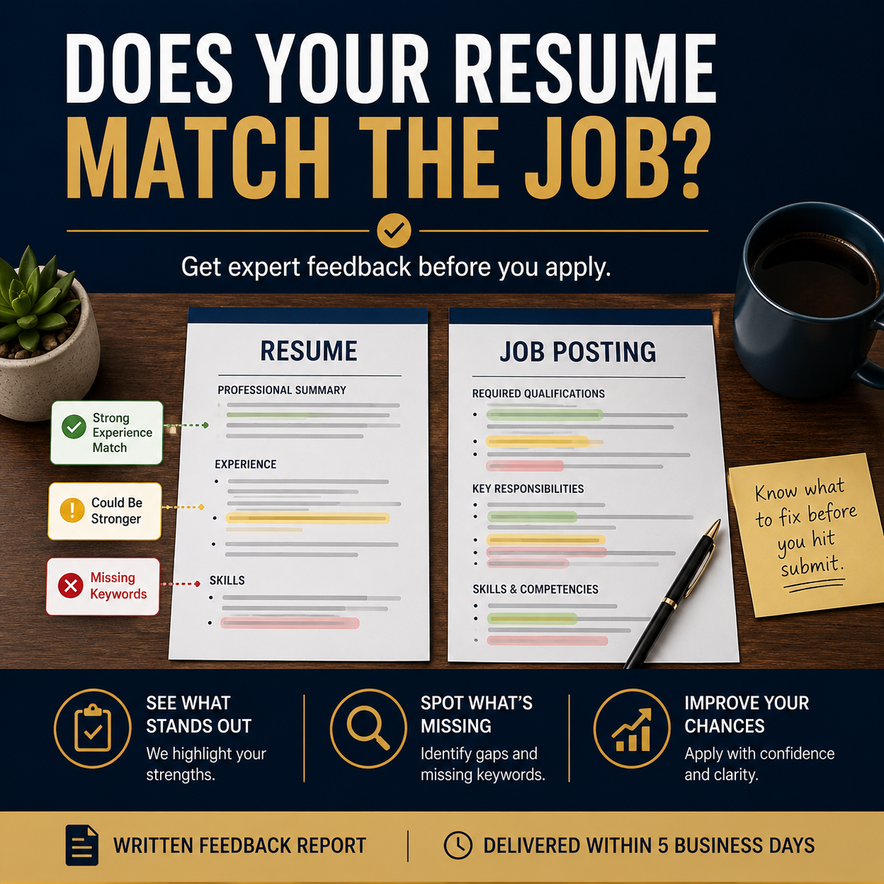 Resume Review for Specific Job Posting