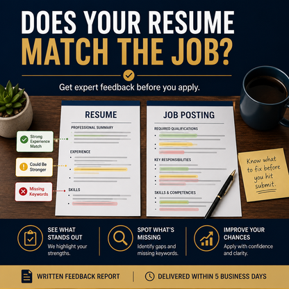 Resume Review for Specific Job Posting