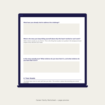 Career Clarity Worksheet